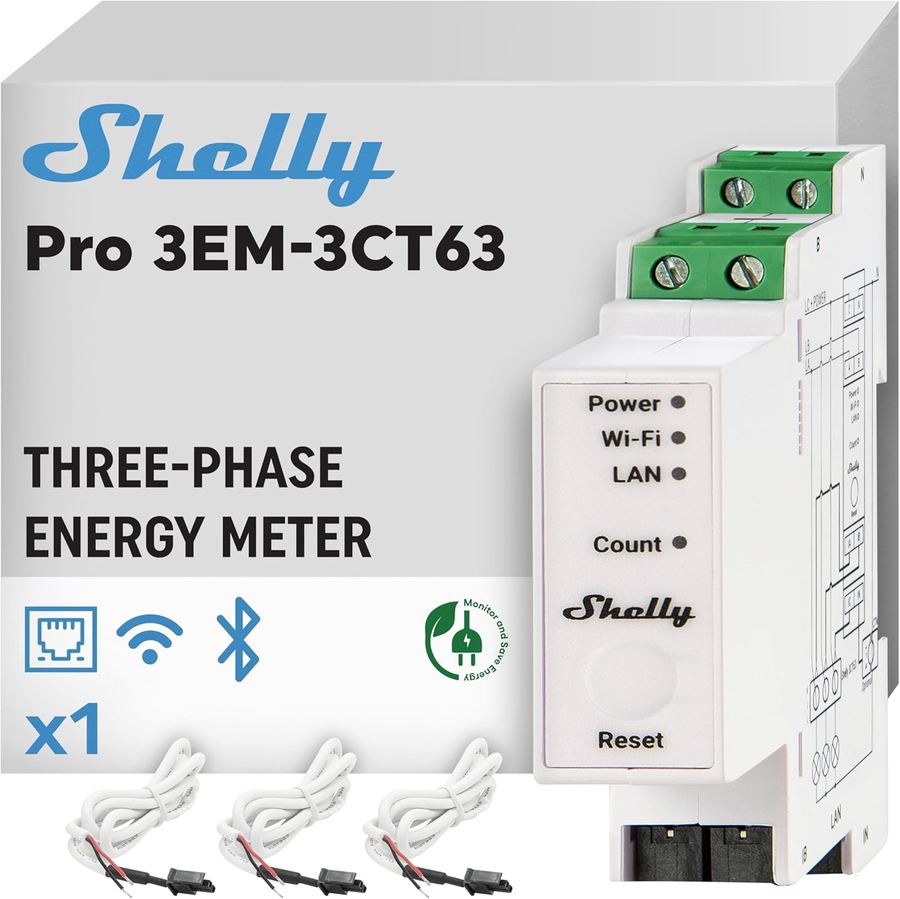 Shelly Pro 3EM-3CT63